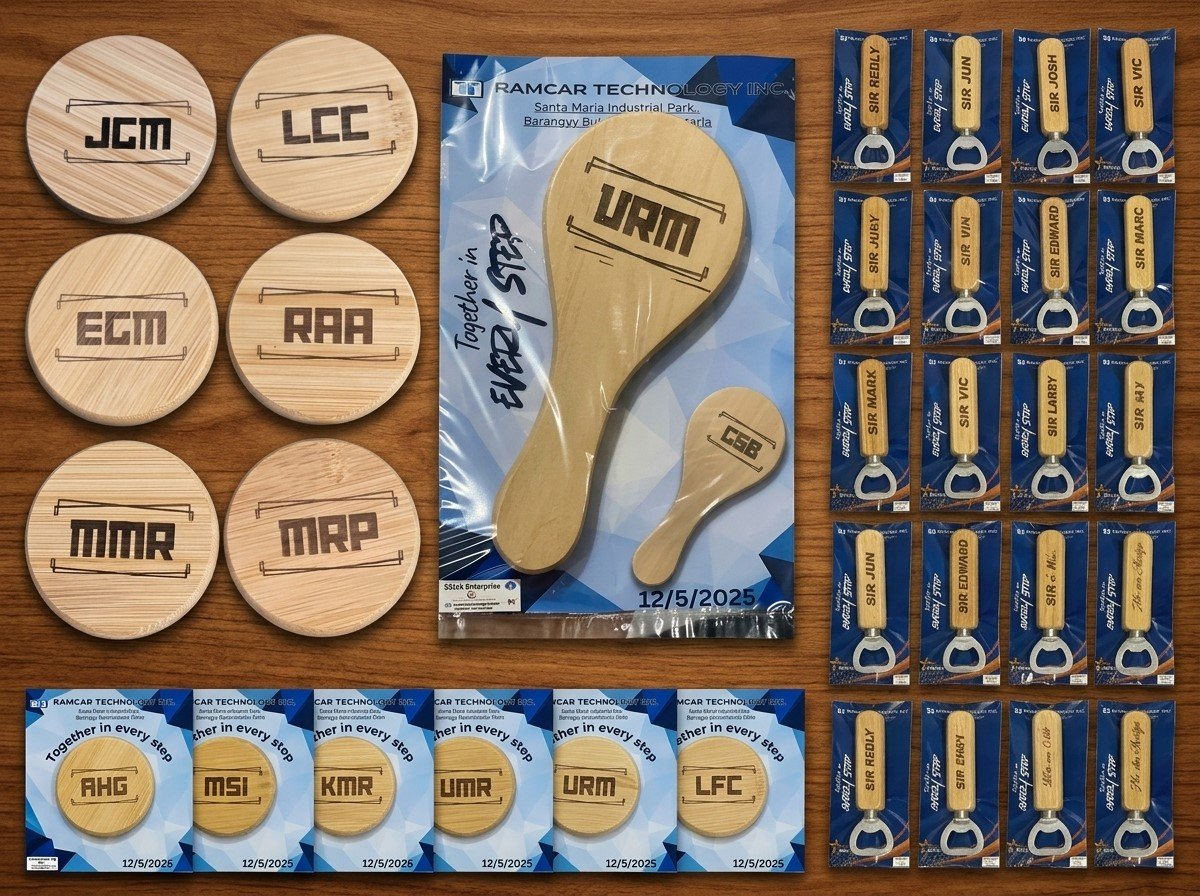Engraved Wood Design